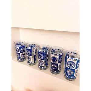 Vintage 'Colony' Barware Highball Glasses // Set of 5